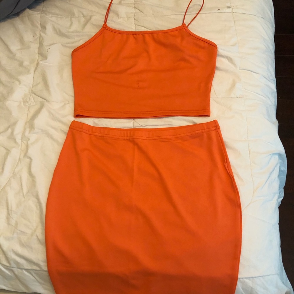 two piece skirt set